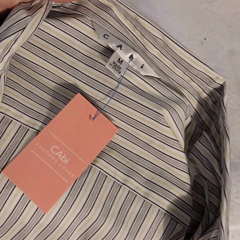 Cabi Pin Striped Button-Up Shirt - Picture 7 of 8